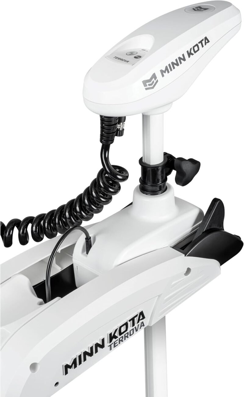 Minn Kota 1363770 Riptide Terrova 55 lb Thrust Bow-Mount Trolling Motor with Spot-Lock®, Wireless Remote, 54″ Shaft, Saltwater Resistant - Image 2