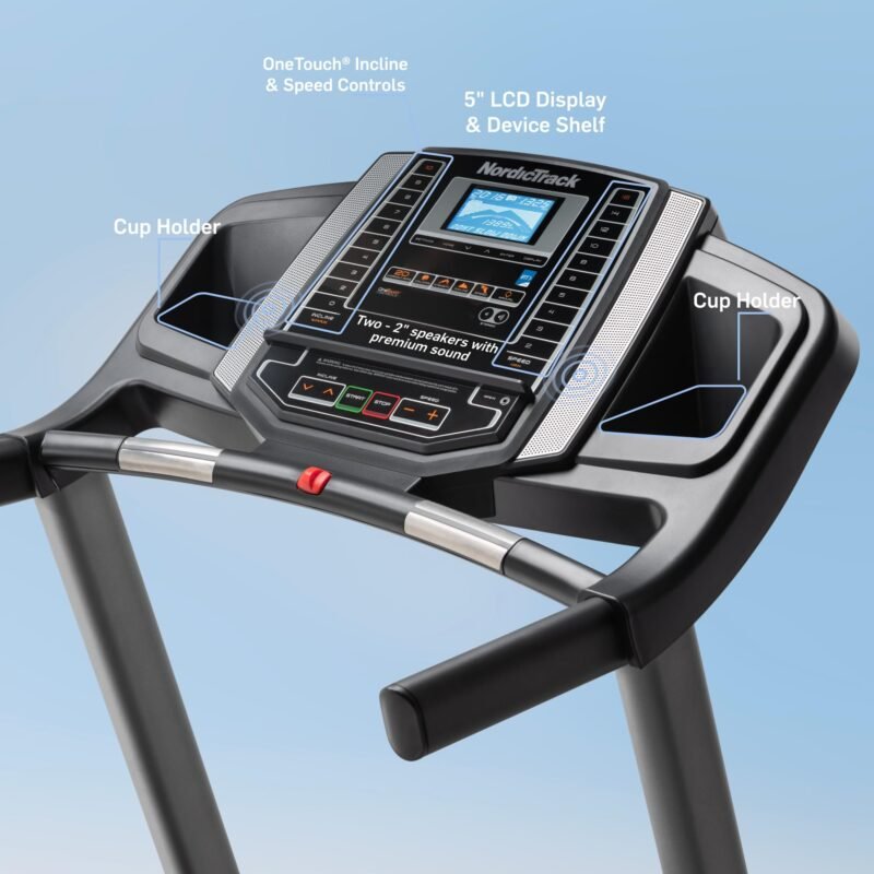 NordicTrack T 6.5 S Smart Treadmill – iFIT-Powered Personal Trainer, 0–10 MPH, 10% Incline, FlexSelect Cushioning (Black) - Image 22