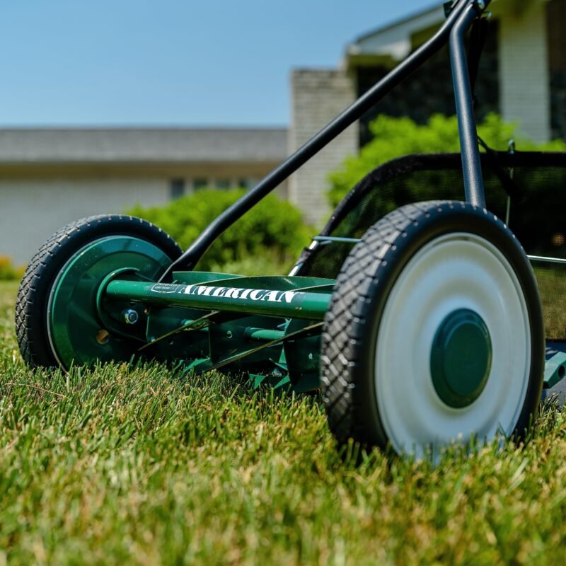 American Lawn Mower Company 14″ (35.6 cm) 4-Blade Manual Reel Mower – 5-Position Height, 20 lb (9.1 kg) - Image 85