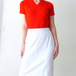 red t-shirt made in France embossed yeye sportwear  SoloShop