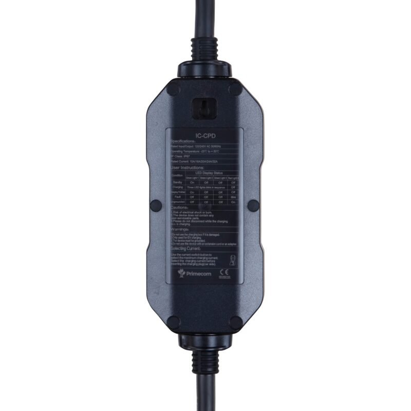 Primecom 32 Amp Level 2 Electric Vehicle (EV) Charger Amperage Adjustable Only In ElectoGb