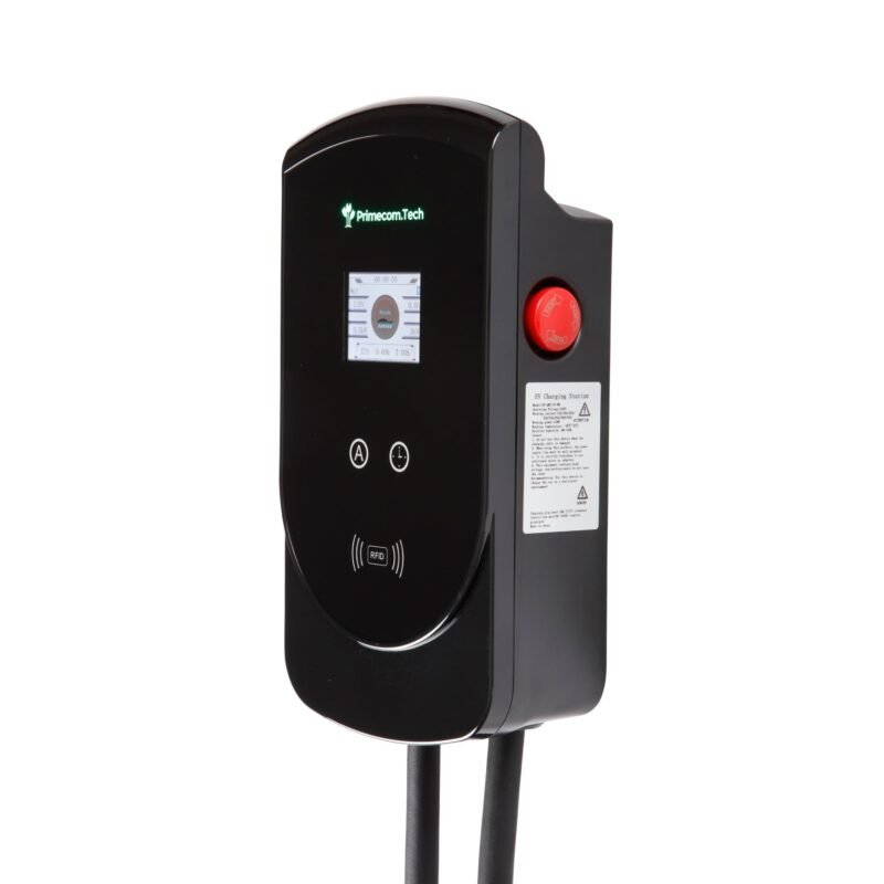Primecom 50 or 80 Amp Level 2 EV Charger -  50 Feet Cord Lengths Only In ElectoGb
