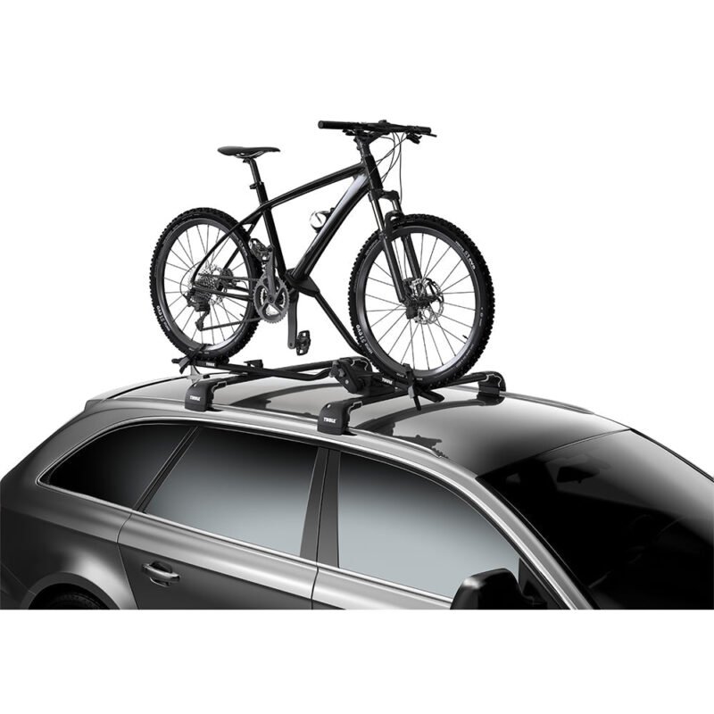 THULE ProRide 598 Black Roof-Mounted Upright Bike Carriers x 2 Only In ElectoGb